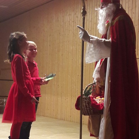 Der Nikolaus zu Besuch