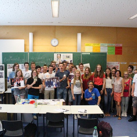 Herr Zimmerman zu Besuch in Klasse 9c