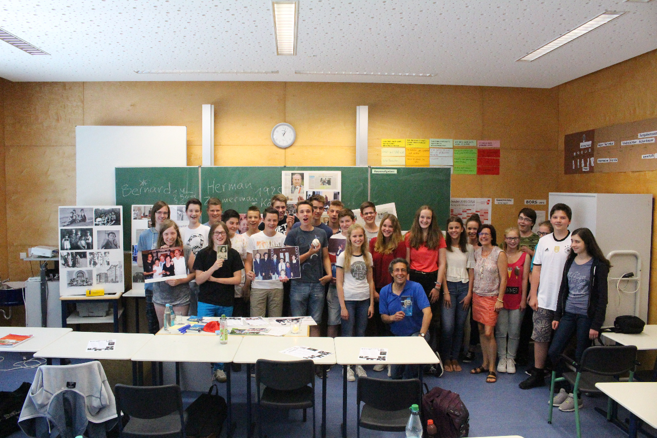 Herr Zimmerman zu Besuch in Klasse 9c