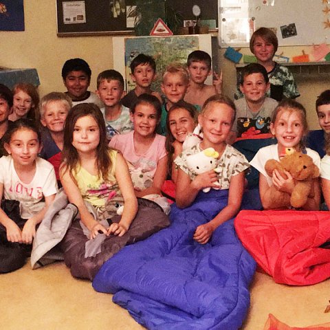 Lesenacht der Klasse 3b