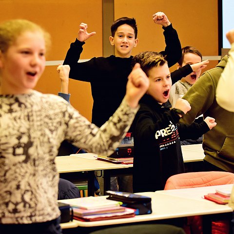 Unsere Schüler in Bewegung