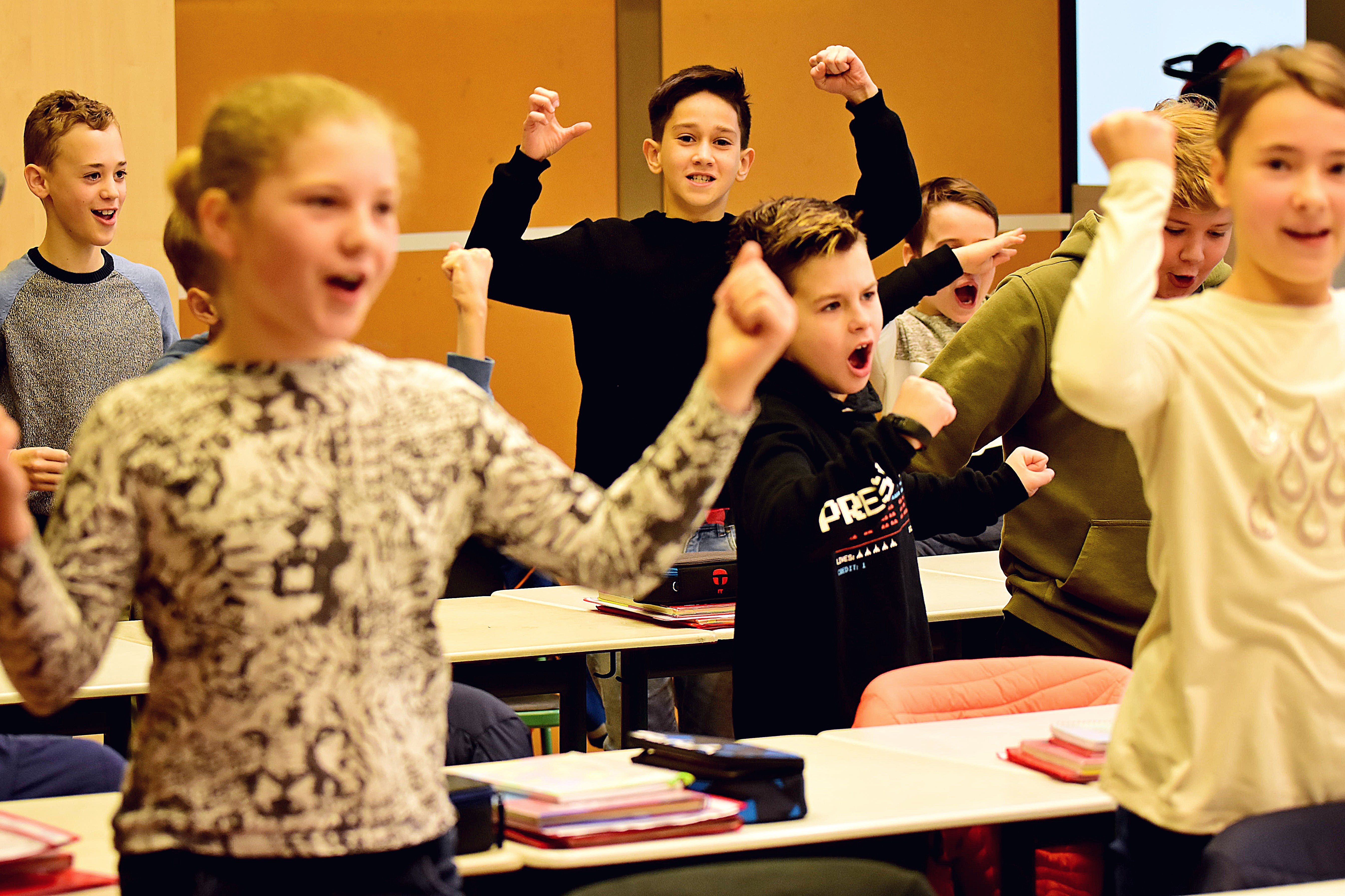 Unsere Schüler in Bewegung