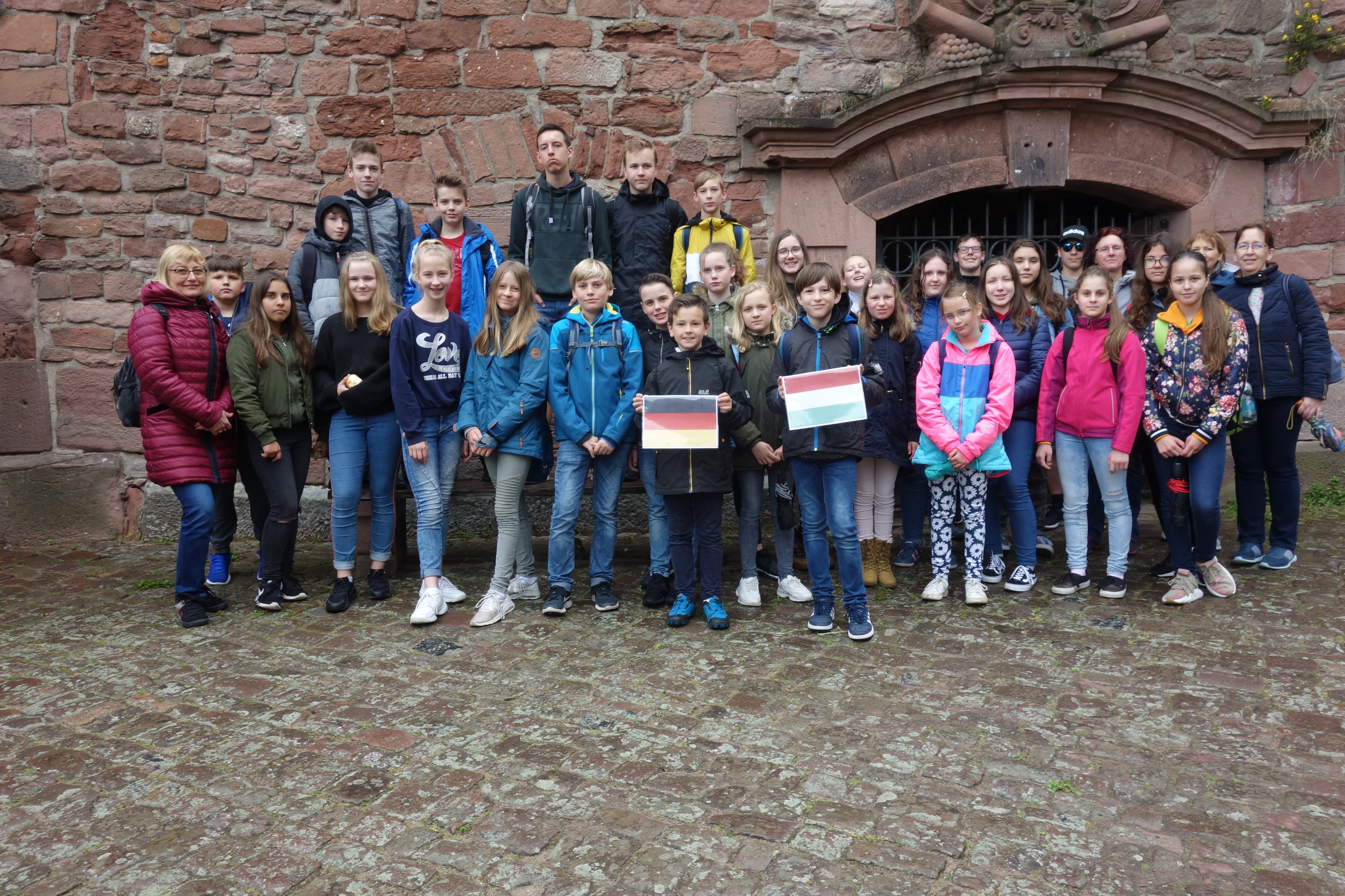 Schüler aus Csolnok zu Gast in Ubstadt 
