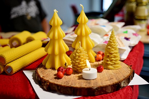 Produkte auf dem Adventsbasar