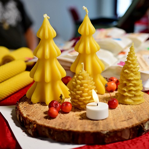 Produkte auf dem Adventsbasar