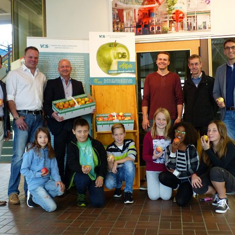 Sponsoring der “Apfelpause” durch den VDS