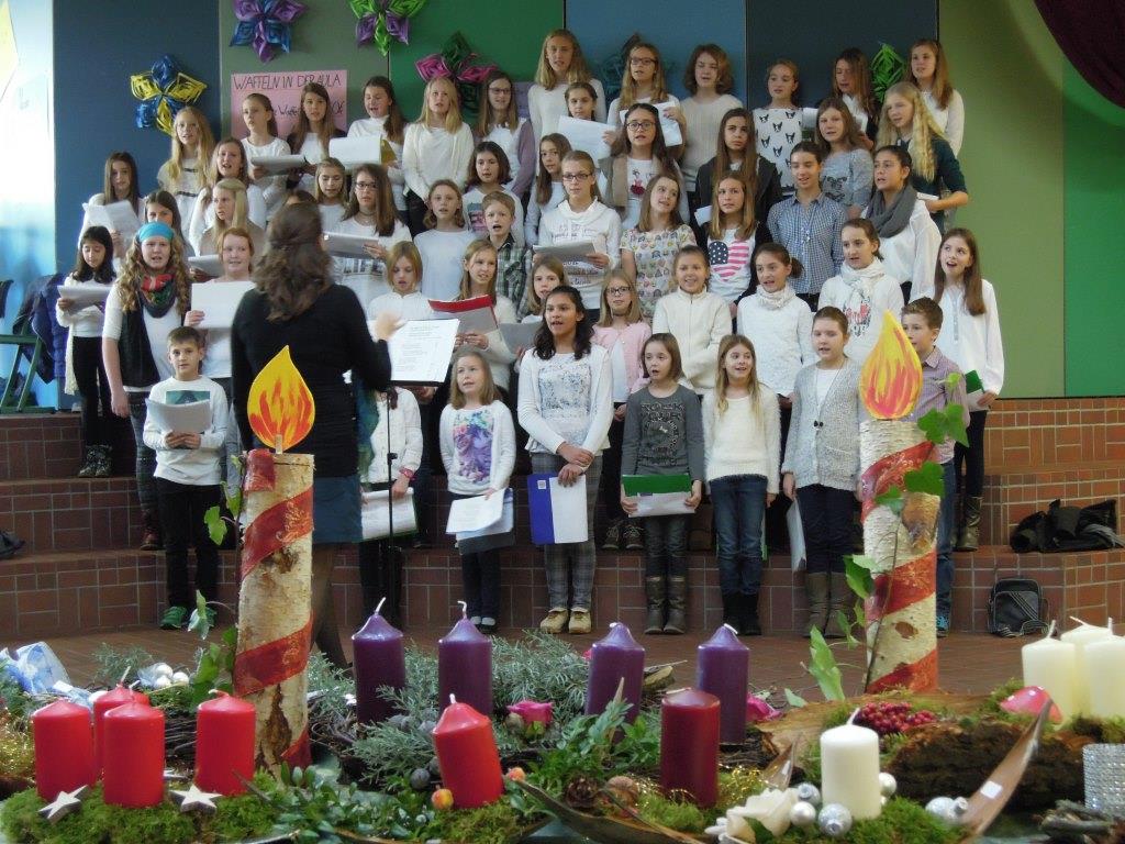 Musikalische Umrahmung durch den Schulchor