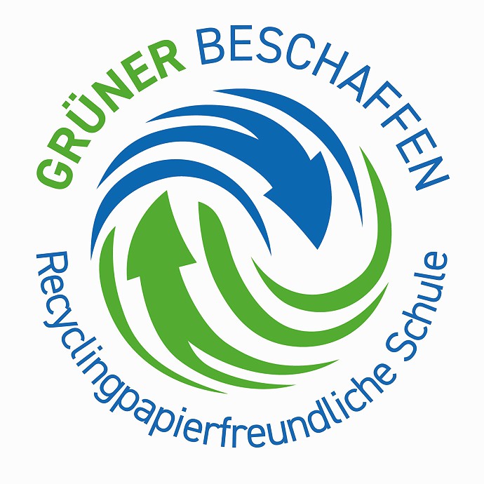 Recyclingpapierfreundliche Schule